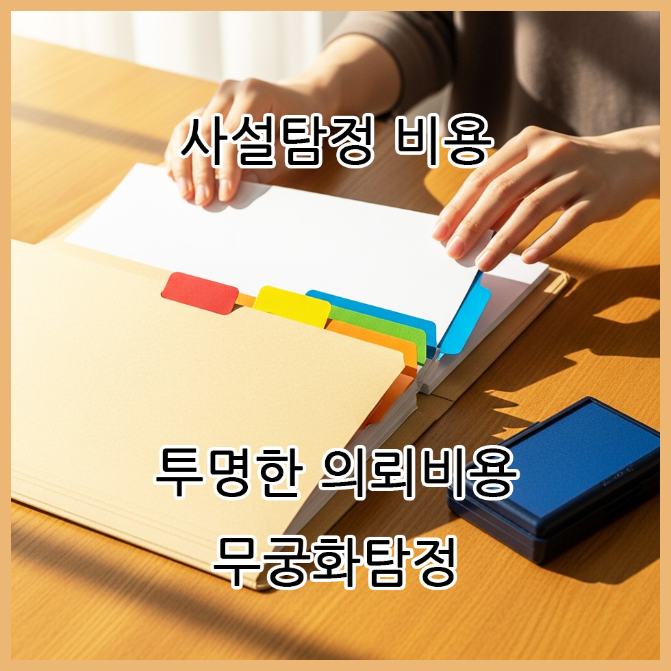 사설탐정비용