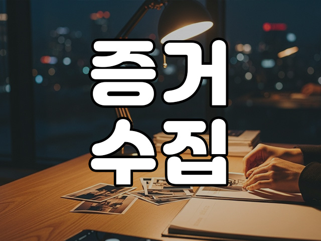 증거 수집과 자료 보존 안내
